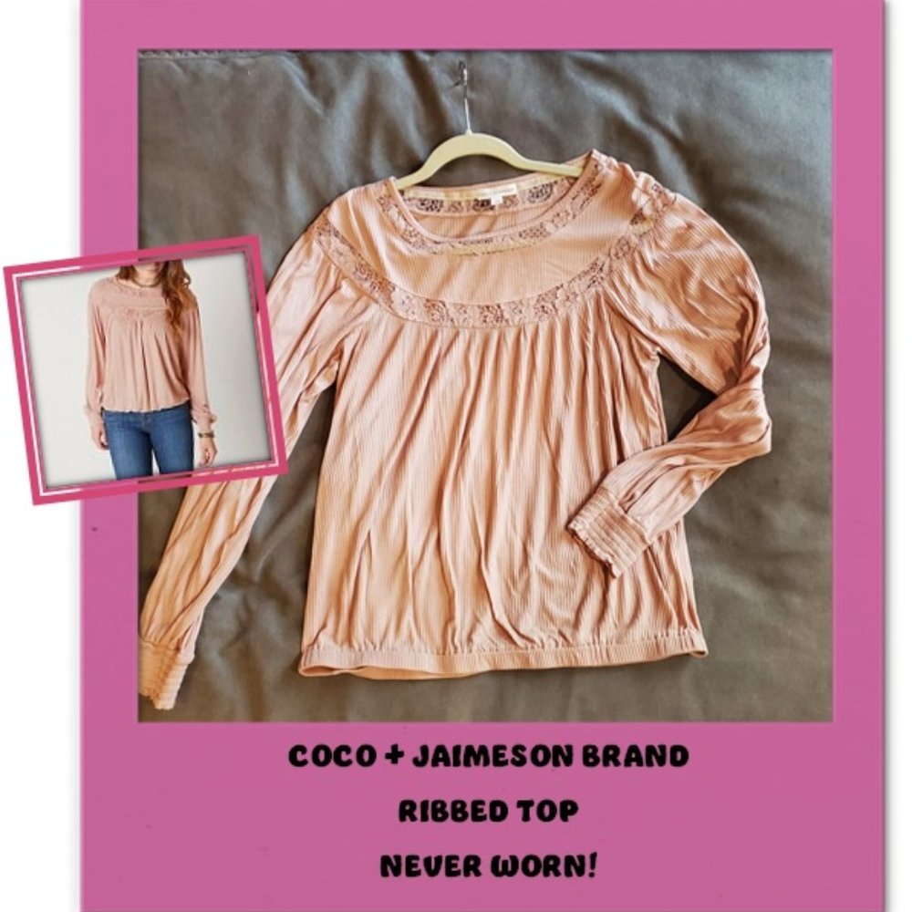 Long Sleeve Ribbed Top